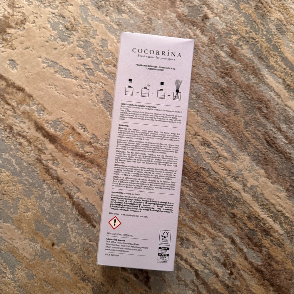 Lavender Thyme Reed Diffuser - Picture 2 of 2